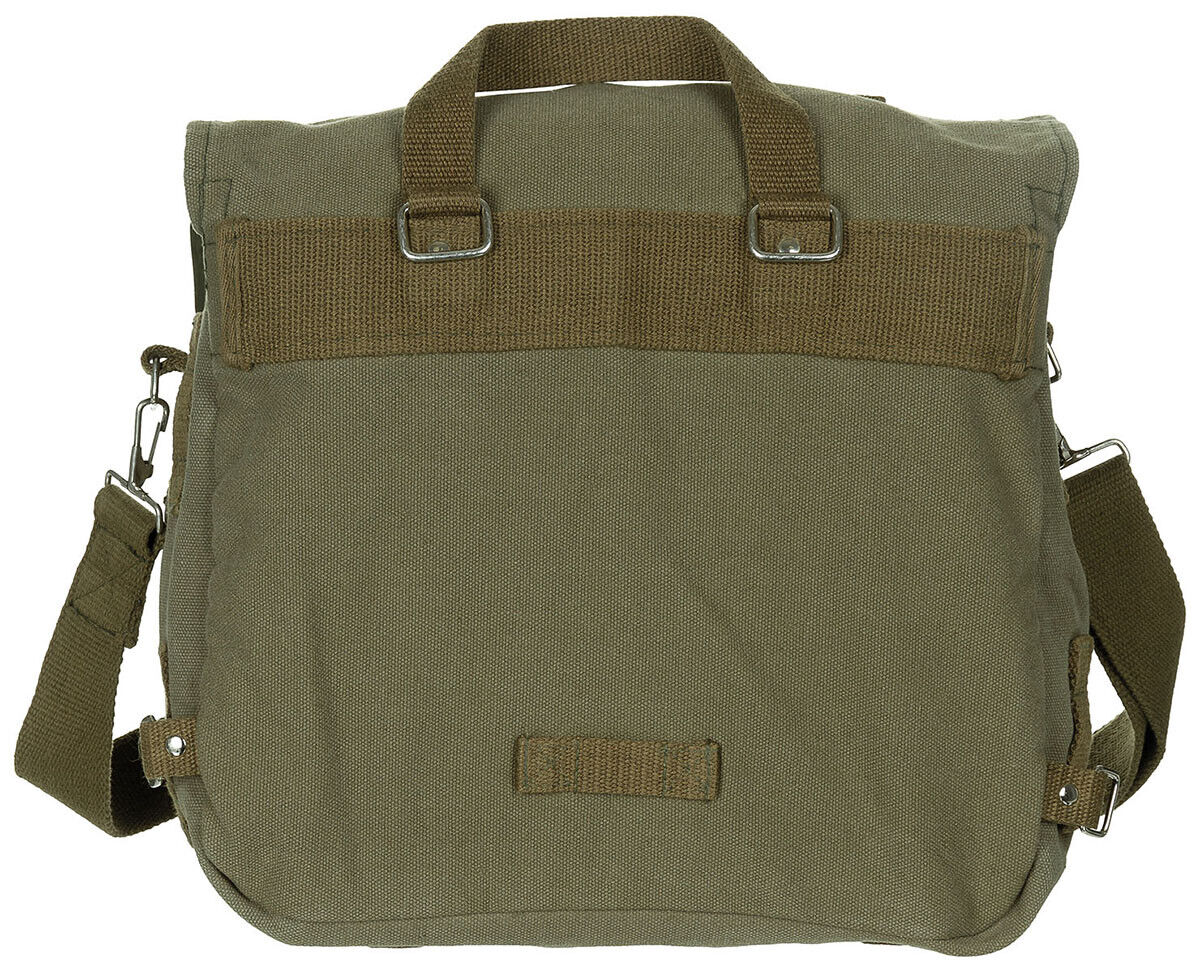 MFH BW Combat Bag Large Crossbody Canvas Tote Pack Hiking OD Green Stonewashed