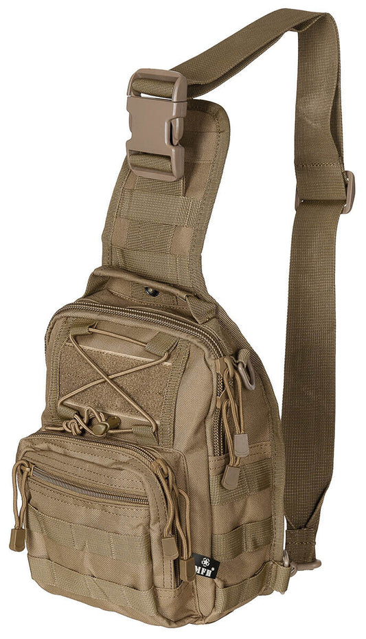 Shoulder Bag Military Army Combat Style Deluxe Adjustable MOLLE  Coyote Tan