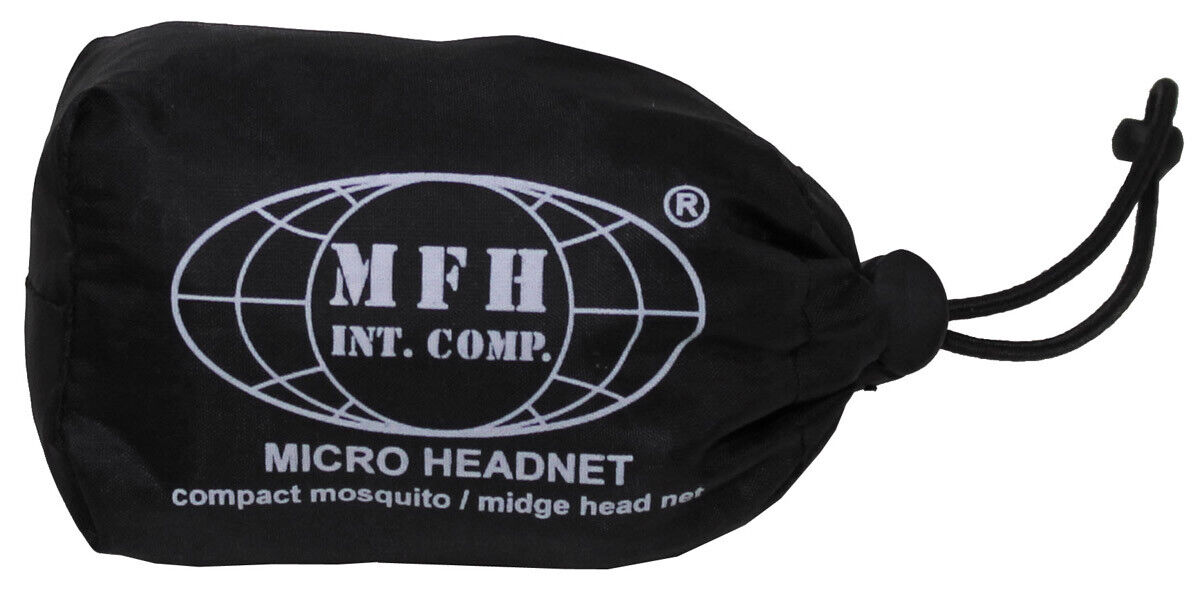 Men Mosquito Head Net Hat Bugs Netting Protection OD Green Elastic Band