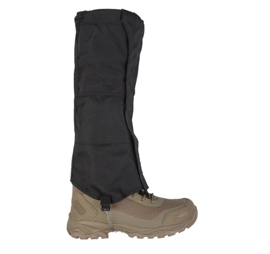 Mil-Tec Steel Wire Fixing Gaiters 2.0 Black