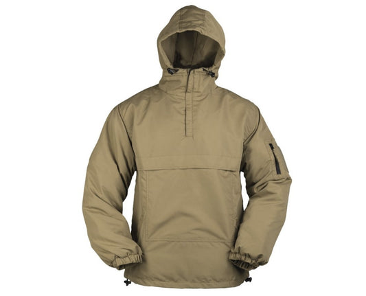 Mil-Tec Summer Jacket Windbreaker Anorak Combat Rain Jacket Slip Style Coyote