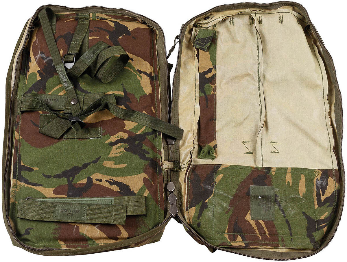 GB Original Military Army Backpack Radio Carrier DPM No Front Pouches Used Camo