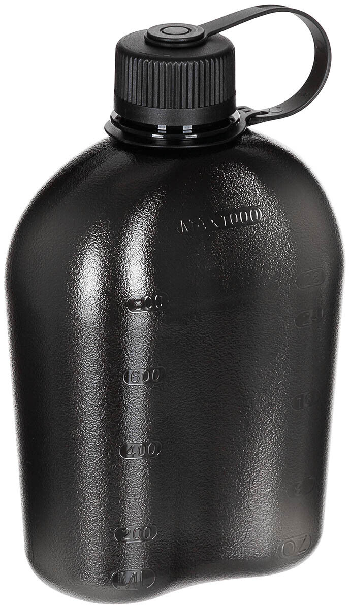 US Army Military Canteen GEN II 1L Black-Transparent BPA Free