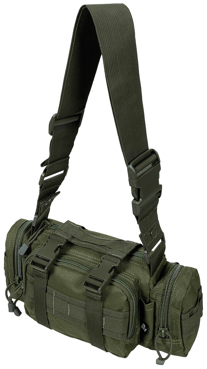 Hip and Shoulder Bag Military Army Combat  OD Green