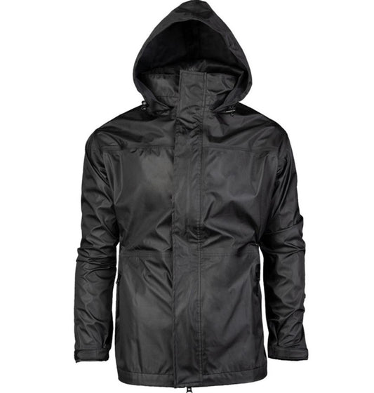 MIL-TEC Weatherproof Military Style Outdoor Hunting Wet Weather Jacket Black