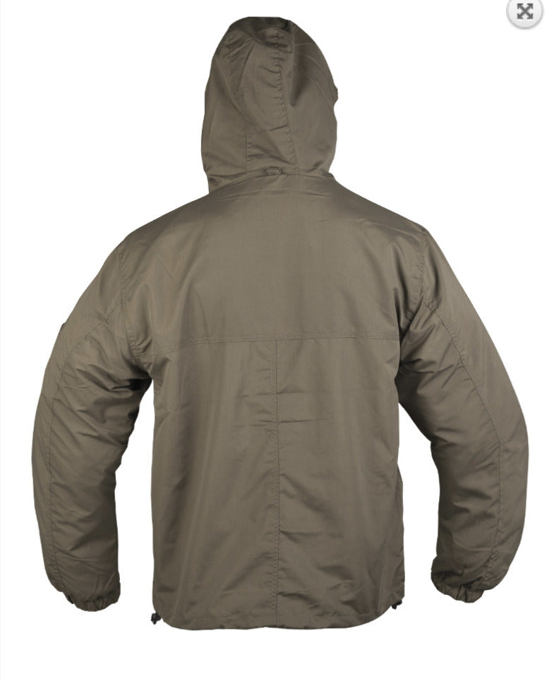 Mil-Tec Summer Jacket Windbreaker Anorak Combat Rain Jacket Slip Style OD Green