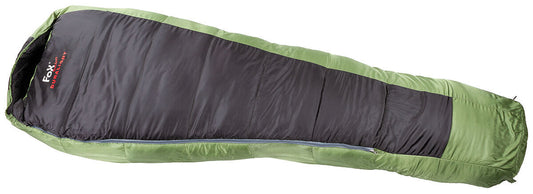 Duralight Sleeping Bag OD Green-Black +2?C to +18?C Hood & Drawstrings Compact