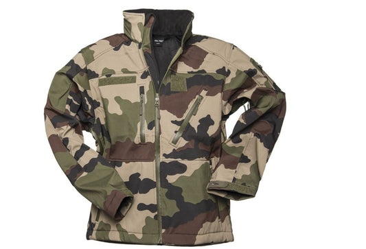 MIL-TEC Military Softshell Jacket SCU 14 Army Tactical Combat Army CCE Camo