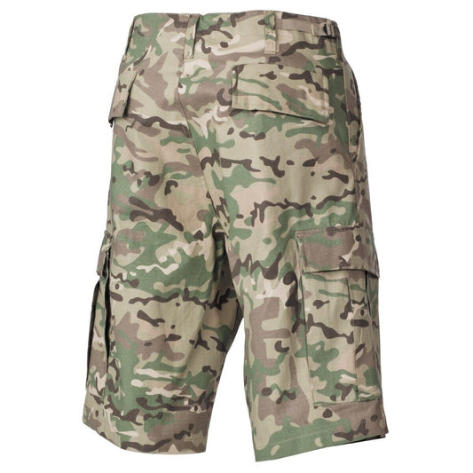 Bermuda Shorts Camo Military Army BDU Leg Pockets Rip Stop Operation Camo