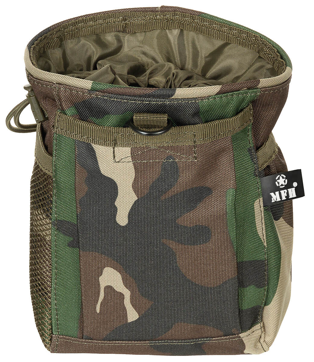 Military Army Gear Dump Pouch Outdoor Hunting Lightweight MOLLE Woodland