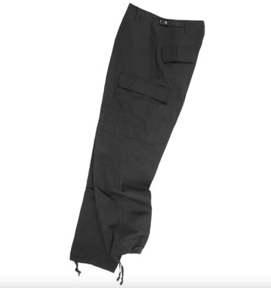 US Army Trousers Rangers Hunting Trekking BDU Military Style Pants Black