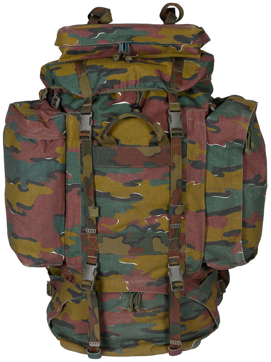Belgium Original Military Army Backpack Bag 120L Camo Used