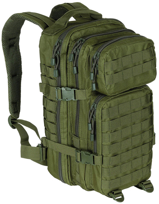 US 30L Backpack Assault I Tactical MOLLE OD Green Airsoft MFH Brand