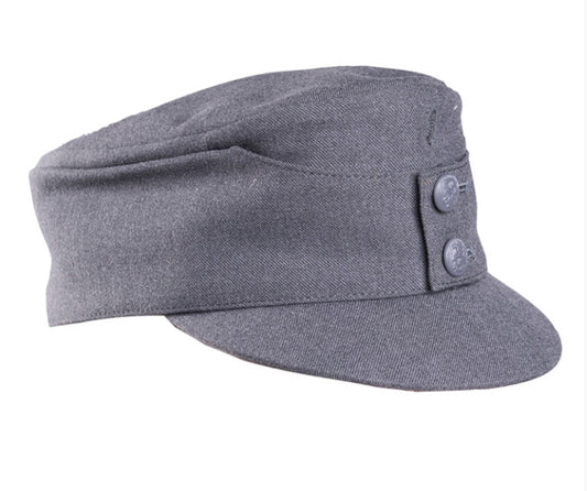 Finnish Grey Mountain Troop Hat Vintage Military Surplus Weather-Resistant Used