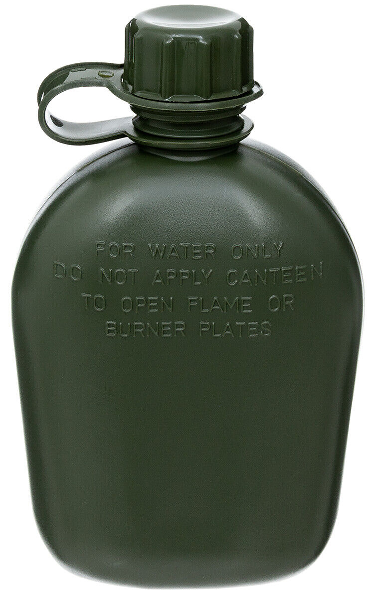 US Army Military Style Plastic Canteen 1L Cover  OD Green