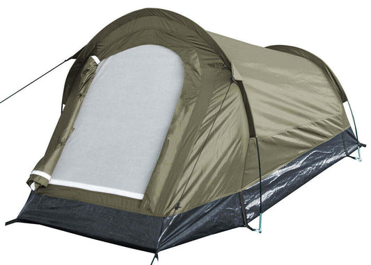 Tunnel Tent, "Hochstein" - OD Green - 2 Persons - Sturdy Construction Mosquito