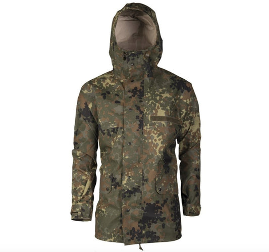 Bundeswehr German Army Style Weatherproof Windproof Jacket  Flectarn 3-Layers