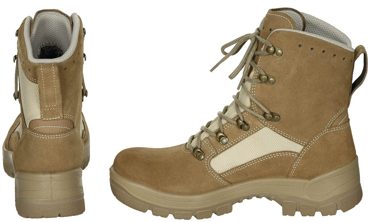 Original German Army Combat Boots Lady Haix Goretex Khaki – Like New