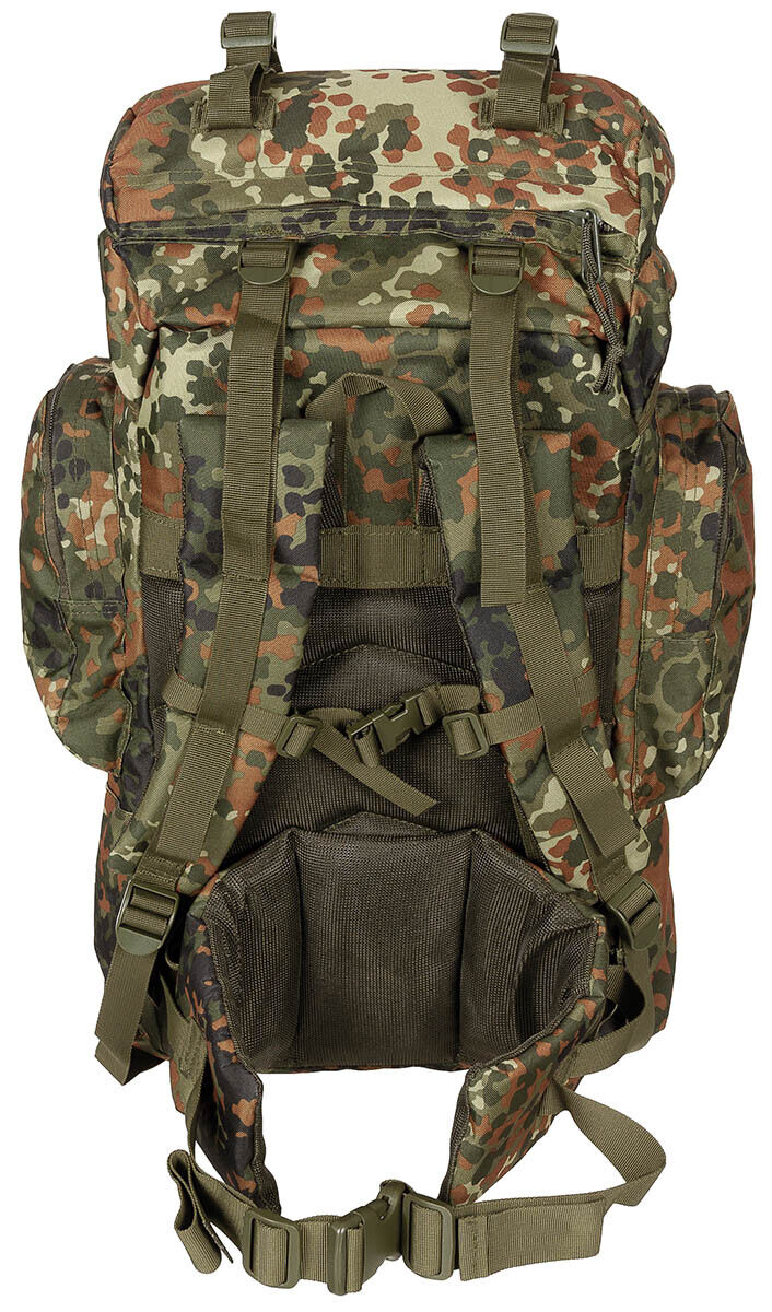 German Army Tactical Backpack 55 L Flecktarn Bundeswehr MFH New Military Camo