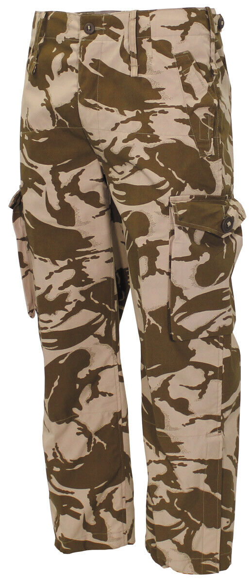 Original British Army GB Field Pants DPM Desert Windproof