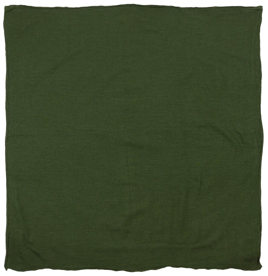 Original Swedish Army Military Bandana OD Green 80x80cm Genuine Surplus