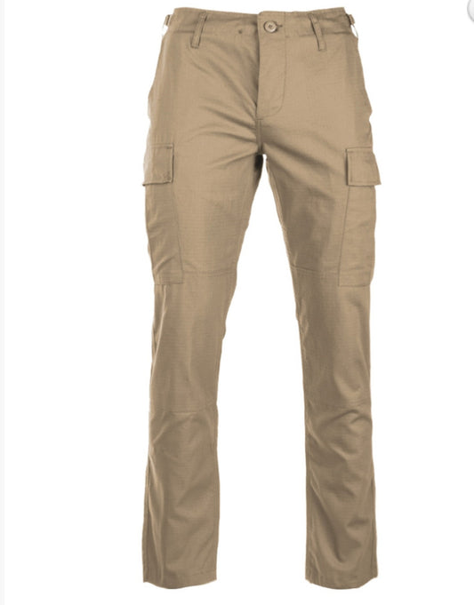 US Army Trousers Rangers Hunting Trekking BDU Military Style Slim Pants Khaki