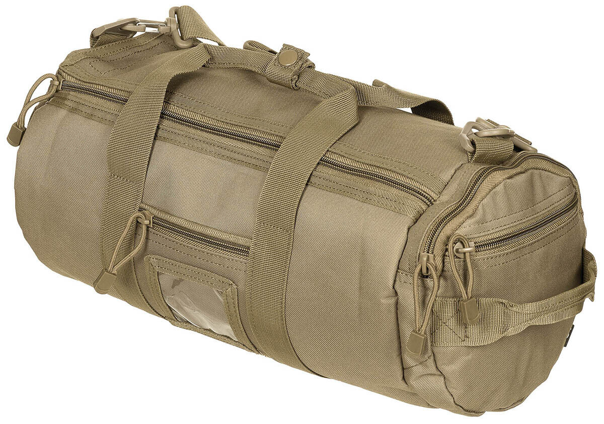 Round MOLLE Operation Bag Coyote Tan Detachable Adjustable Strap Versatile