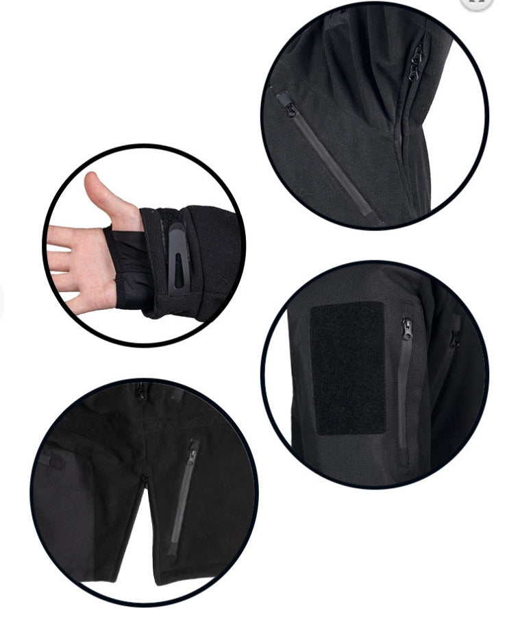 Mil-Tec Plus Cold Weather Jacket Fleece Black