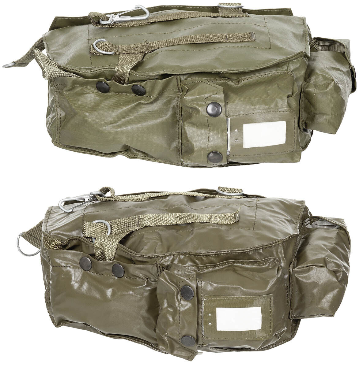 Original Polish Army Pl Bag for Protective Mask MP4 PVC Green – Used
