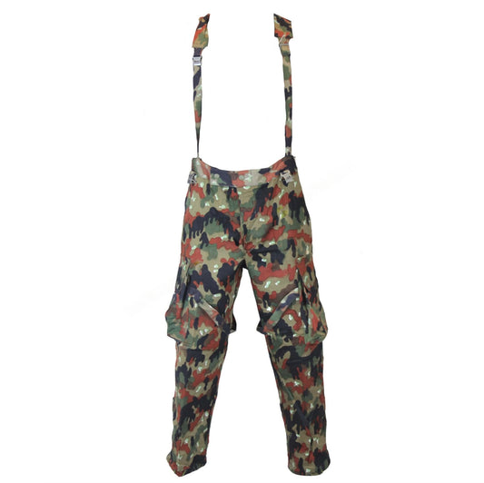 Genuine Swiss Army Field Trousers M70 Switzerland Combat Camo Sniper Pants New