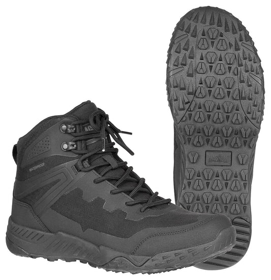 MAGNUM Ultima 6.0 WP Combat Boots Black Waterproof Breathable Sustainable
