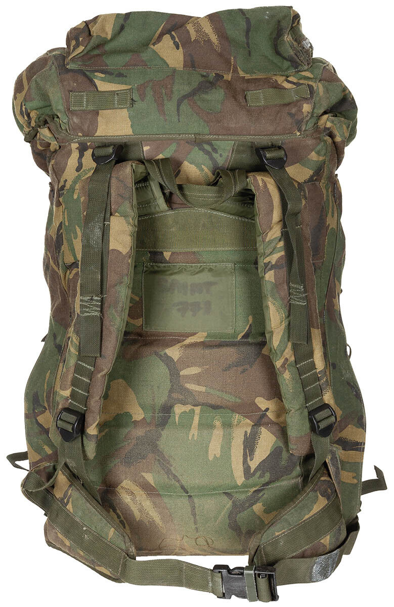Original British Army Military Backpack DPM Camouflage Without Side Pouch Used