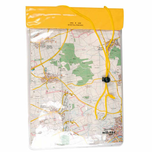 Mil-Tec Neck Pouch Waterproof 260x350 mm Yellow