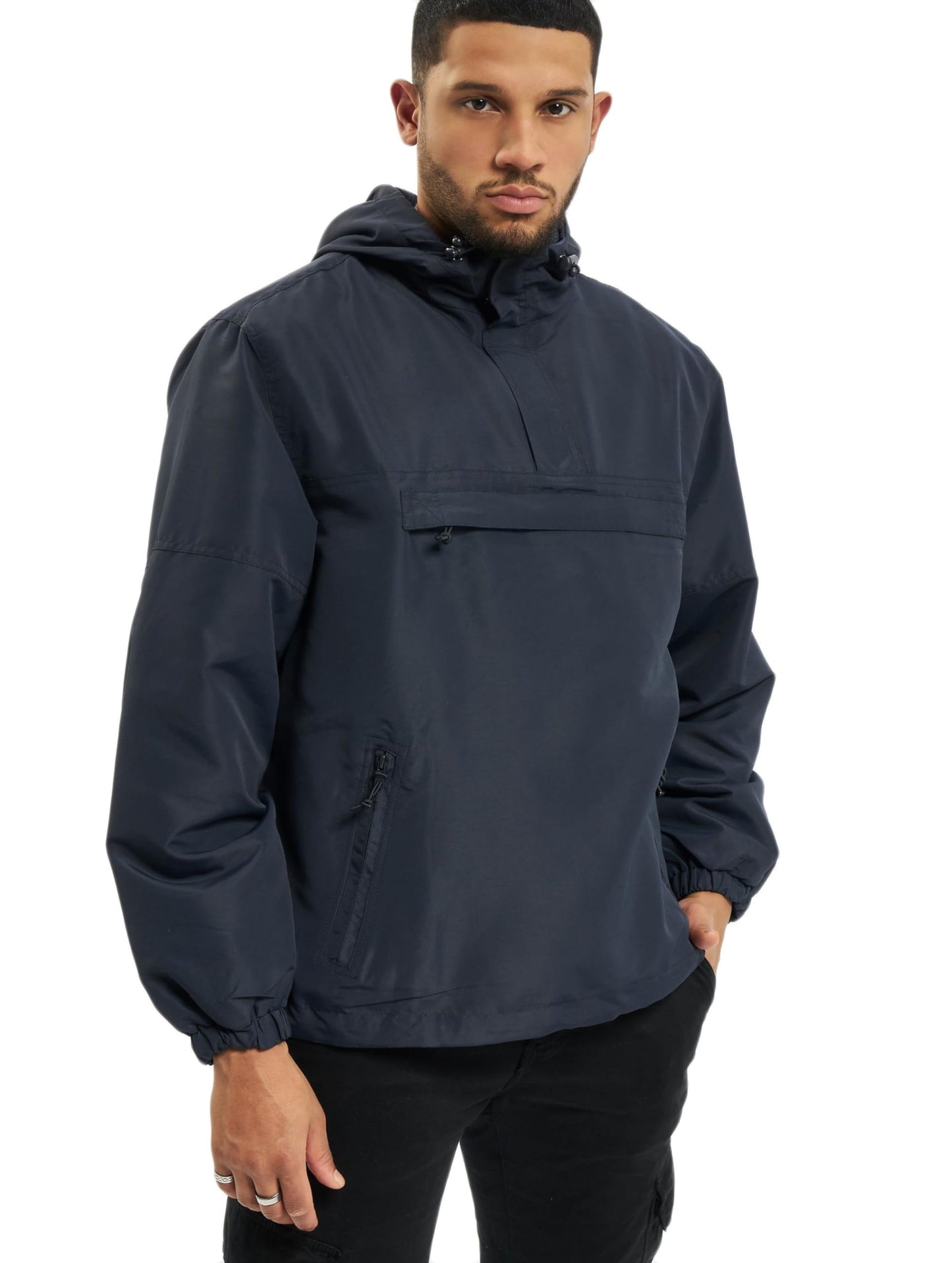 Brandit Men’s Summer Windbreaker Navy – Lightweight Outdoor Jacket 5XL