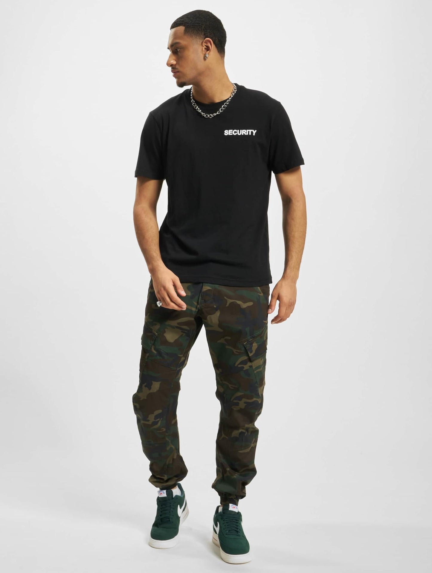 Brandit Men’s Security Cotton T-Shirt Black | Work, Training & Casual Wear