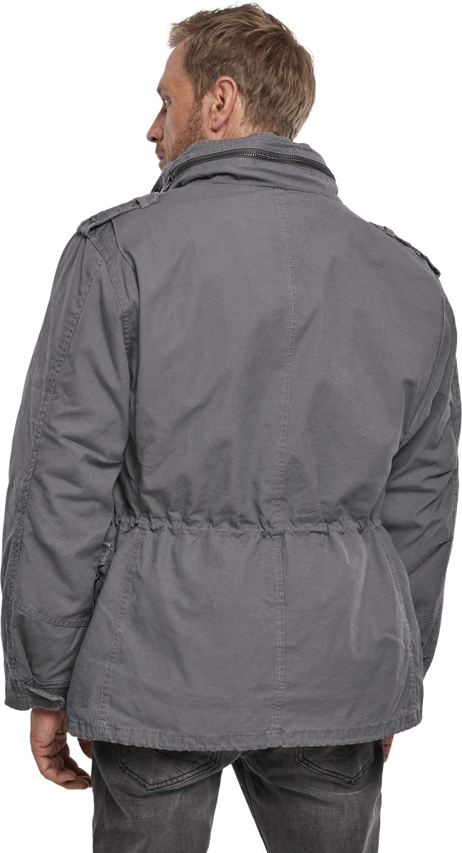 Brandit Men’s M-65 Giant Jacket Charcoal Gray – Vintage Military Field Coat 6XL