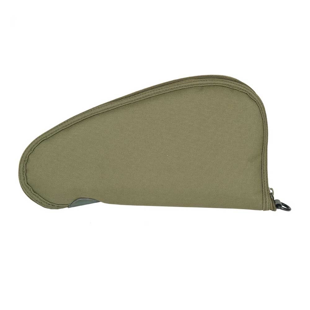 Small Single Tactical Padded Pistol Gun Carry Hand Case Lockable Shooting Olive