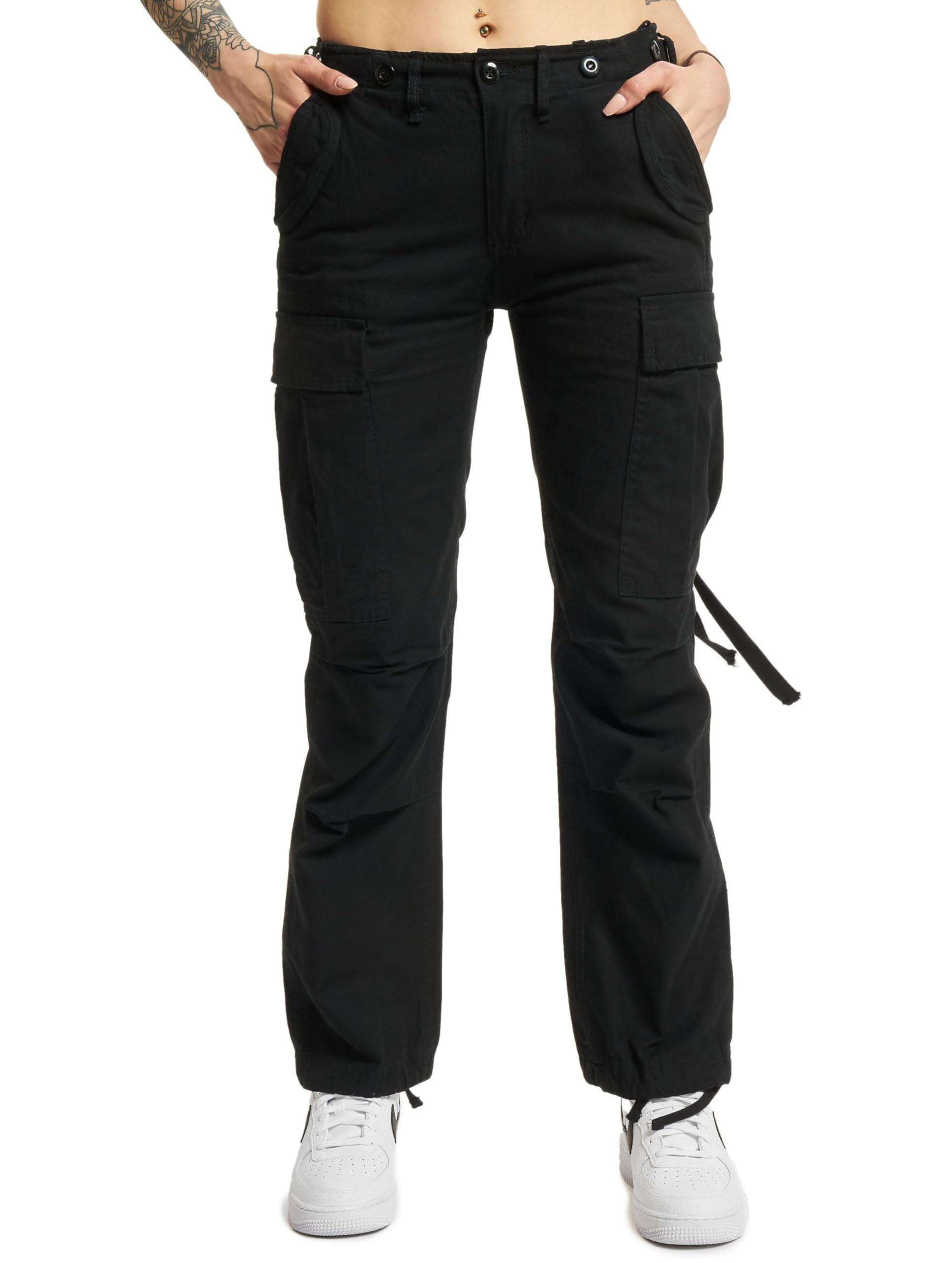 Brandit Women’s M65 Pants Black Size 29 – Military Cargo Trousers
