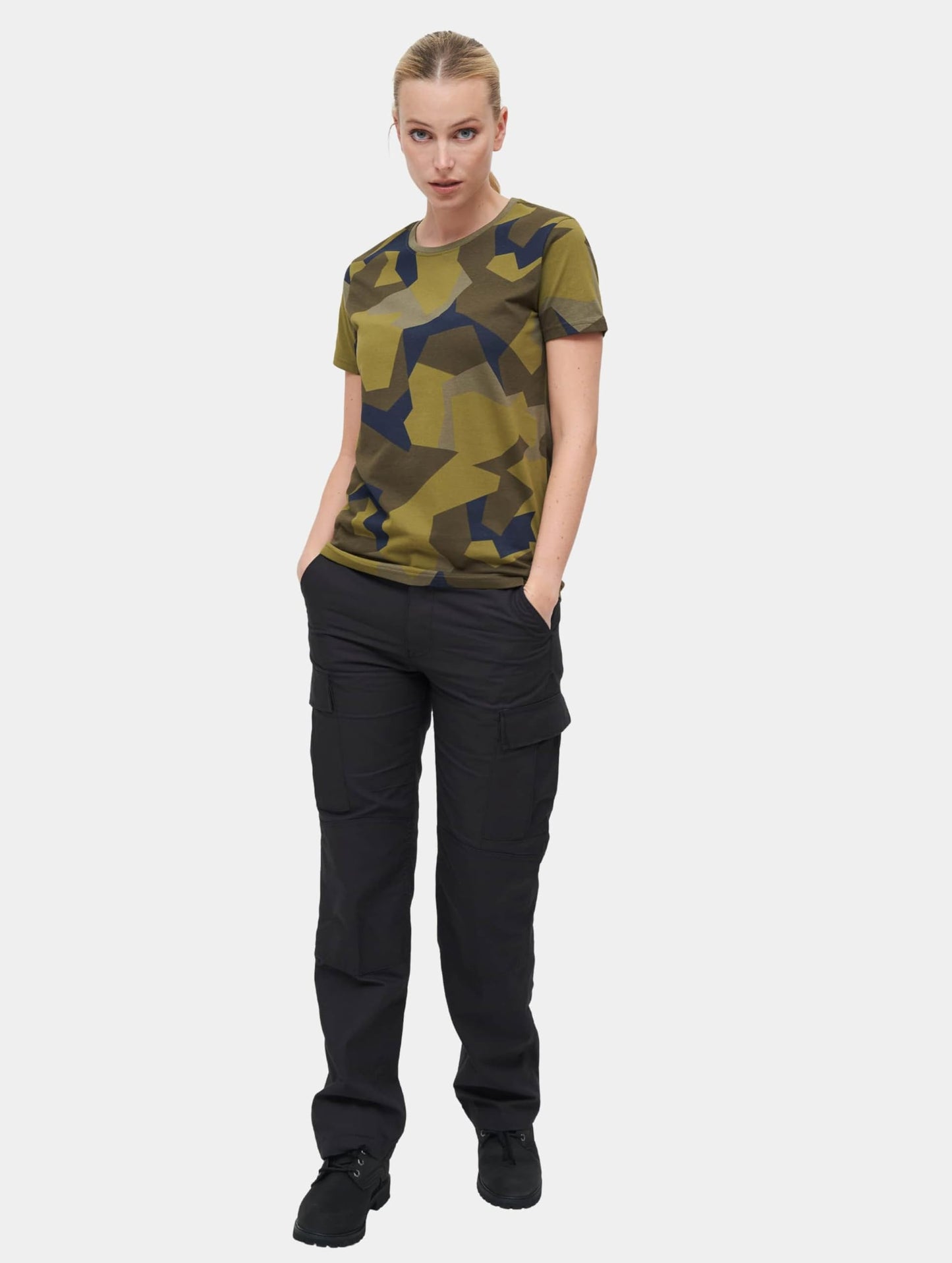 Brandit Ladies T-Shirt Swedish M90 Camo