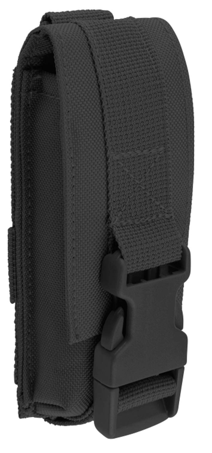 Brandit MOLLE Multi Pouch – Medium, Black, Tactical Utility Accessory Bag