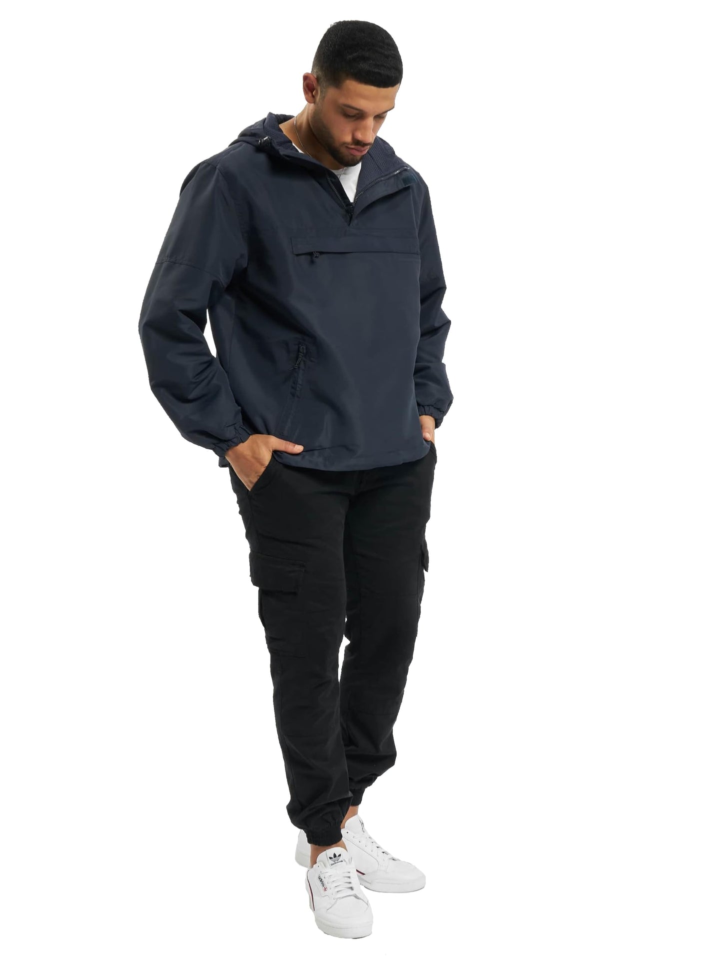 Brandit Men’s Summer Windbreaker Navy – Lightweight Outdoor Jacket 5XL