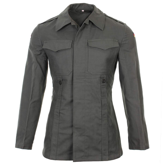 Mil-Tec Original German Old Style Moleskin Field Jacket (Olive, 36-38 inch - Regular - GR5)