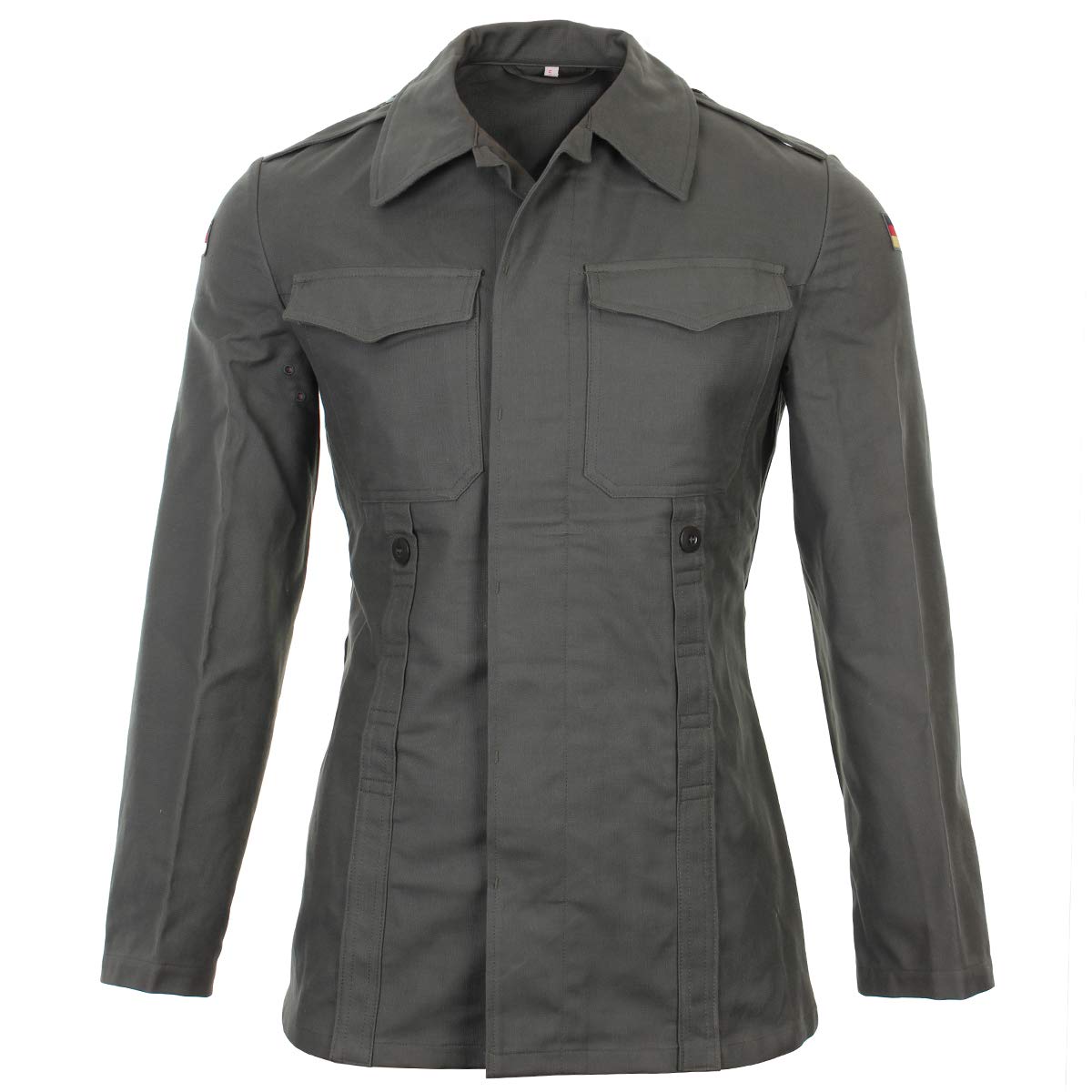 Mil-Tec Men’s BW Moleskin Jacket – Olive German Army Surplus