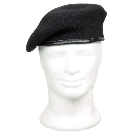 MFH BW Beret – Black German Army Military Hat Size 61