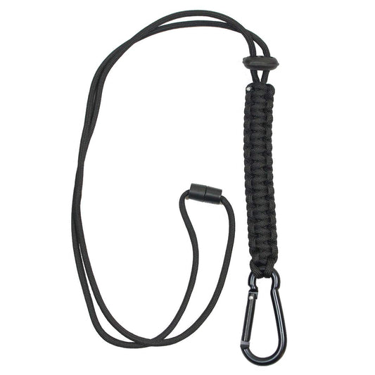 Mil-Tec 2.6m Paracord Lanyard with Carabiner