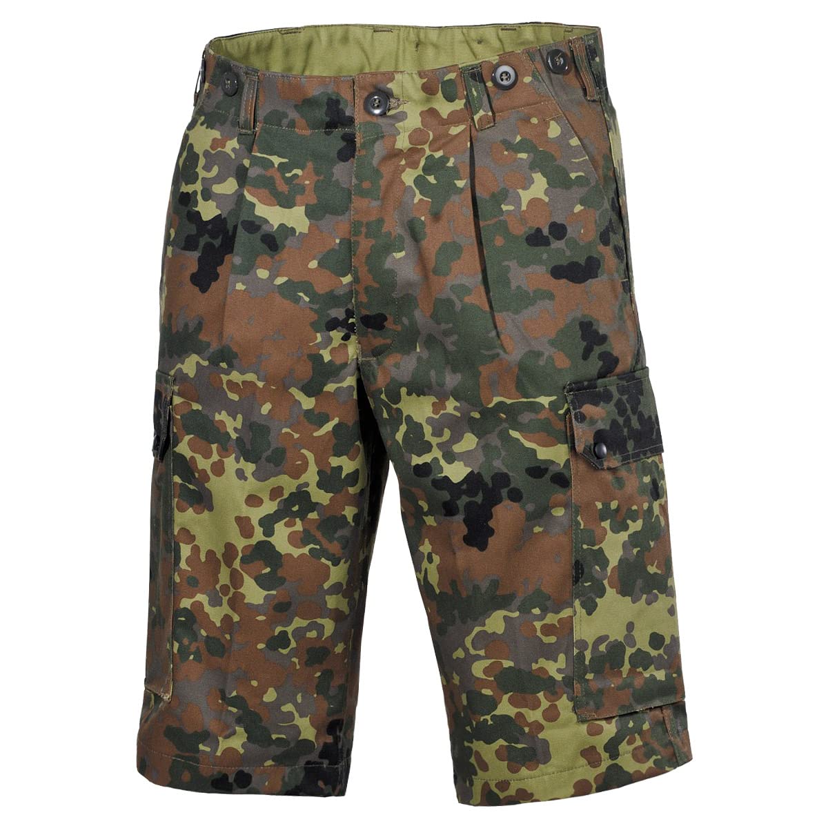 MFH BW Bermuda Shorts – Flecktarn Camo Tactical Ripstop L