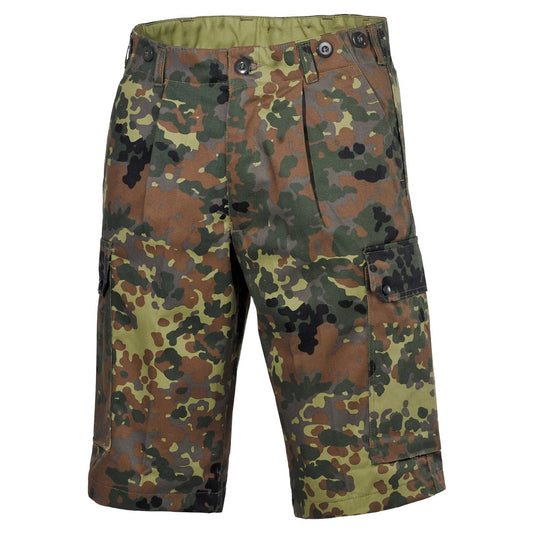 MFH BW Men's Bermuda Shorts Flecktarn Size XL
