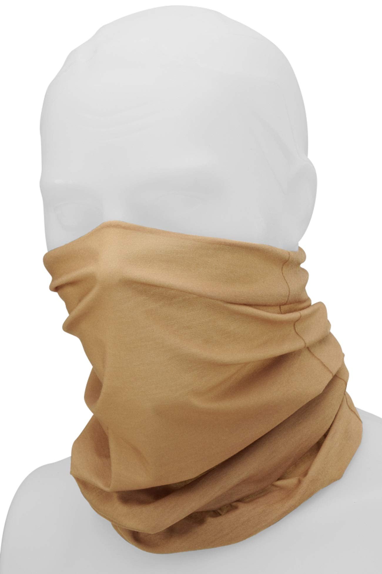 Brandit Multifunctional Neck Gaiter Camel – Lightweight Tactical Scarf