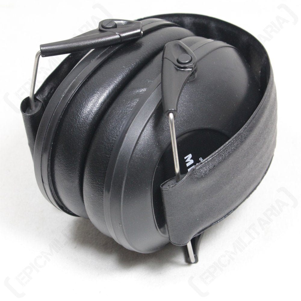 Mil-Tec Protective Earmuffs – Black Folding Hearing Protection