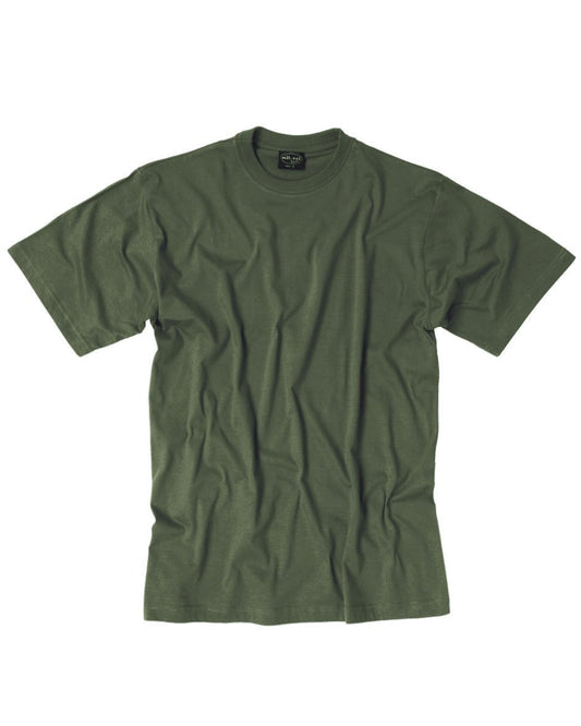 Mil-Tec U.S. Military Style Cotton Short Sleeve T-Shirt (Olive)